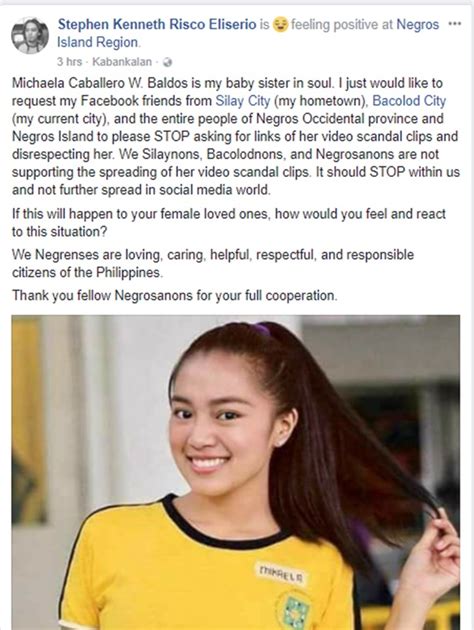 baldos video|Michaela Baldos Whose Video Went Viral Receives Support .